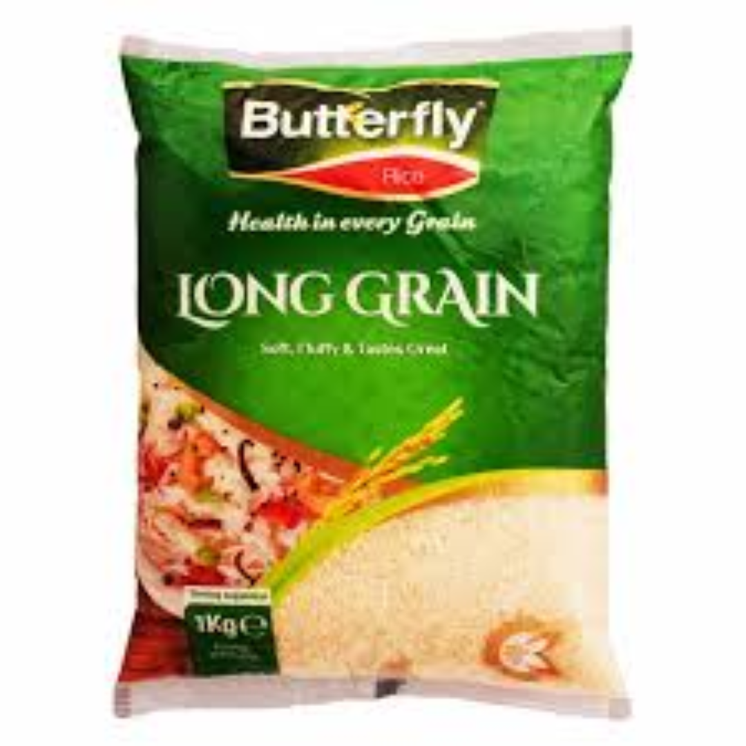 BUTTERFLY RICE LONG GRAIN 1KG